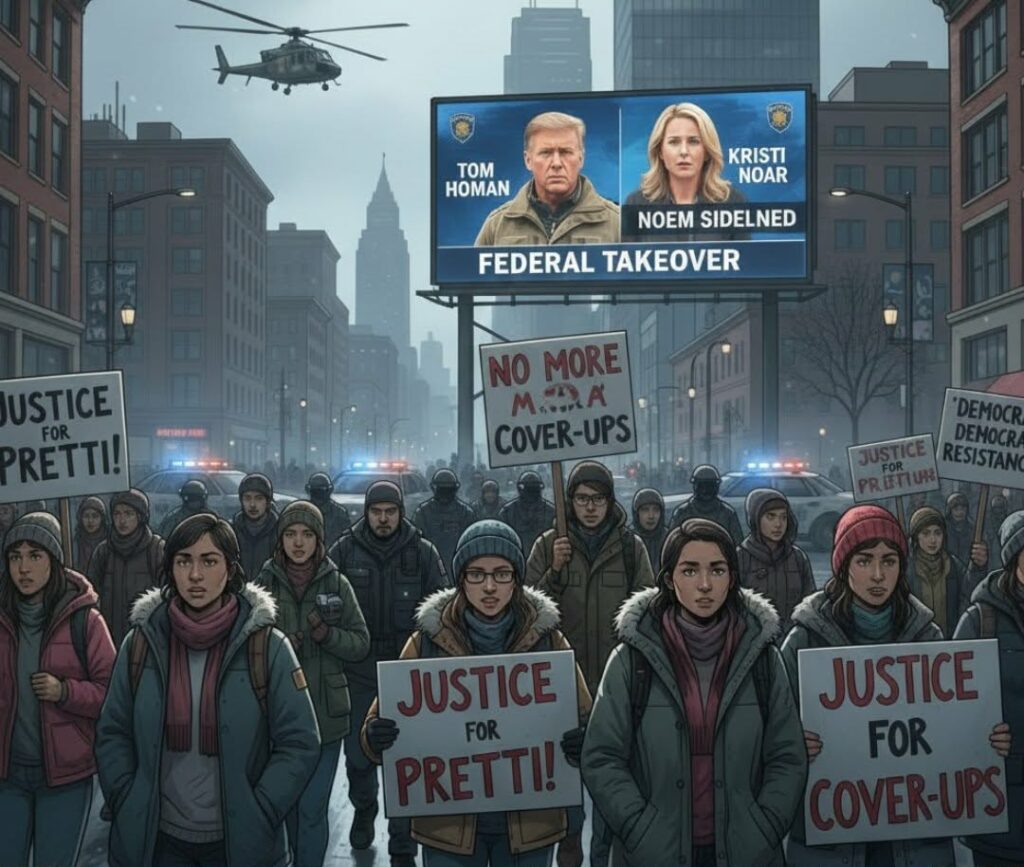 അലക്‌സ് പ്രെട്ടി വെടിവെപ്പ്: തിരിച്ചടിയിൽ ആദ്യ നിലപാടുകൾ തിരുത്തി വൈറ്റ് ഹൗസ്.