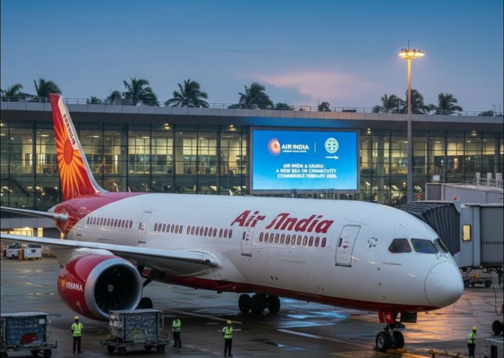 ഇന്ത്യ – സൗദി യാത്ര ഇനി ഹൈടെക്! എയർ ഇന്ത്യയും സൗദിയും കൈകോർക്കുന്നു; പ്രവാസികൾക്ക് വൻ ആശ്വാസം.