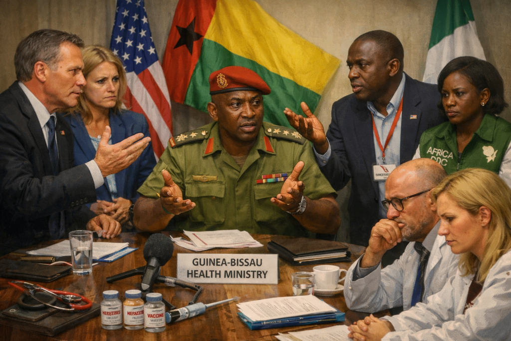 ഗിനി-ബിസൗയിലെ ഹെപ്പറ്റൈറ്റിസ് ബി വാക്സിൻ പഠനം നിർത്തിവെച്ചു: നൈതികതയും ദേശീയ സ്വയംഭരണവും ചർച്ചയിൽ.