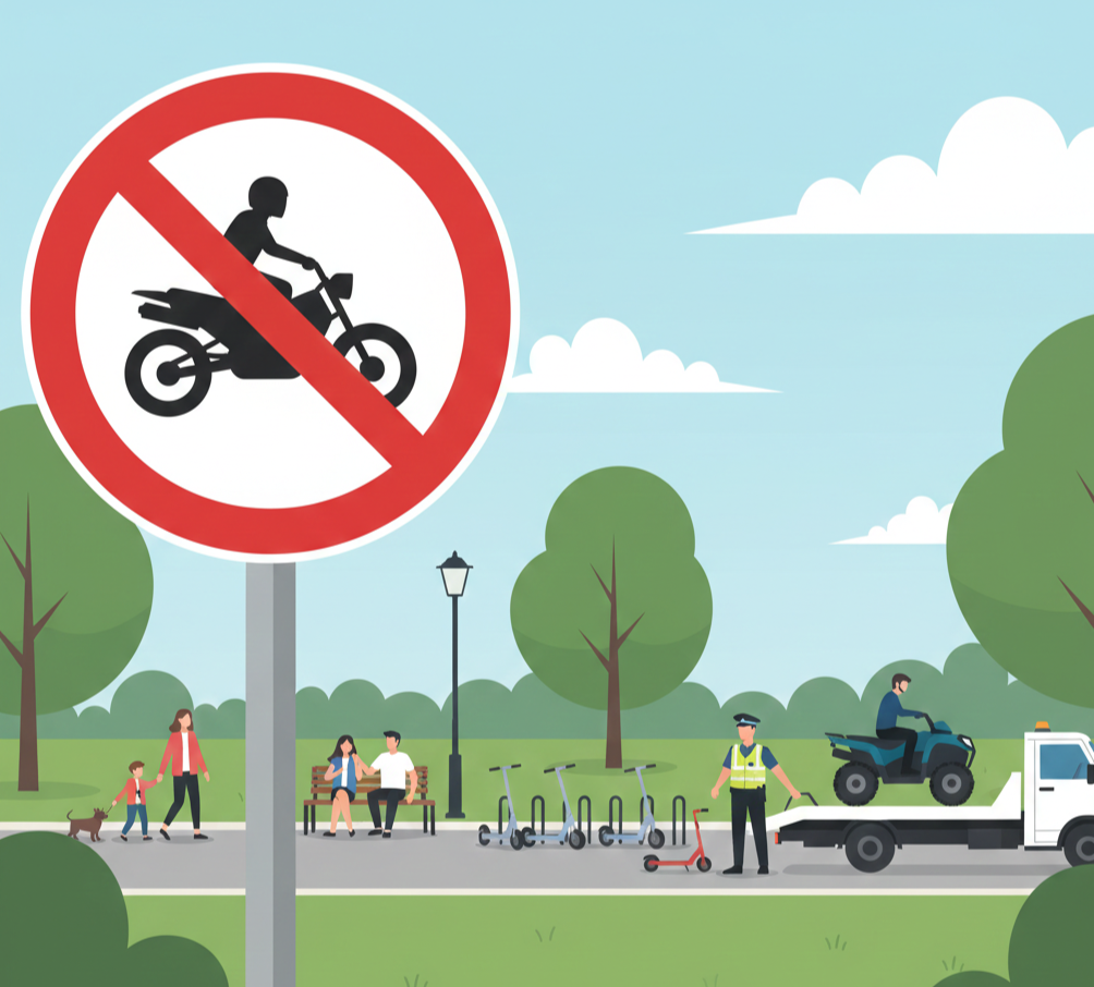 സ്‌ക്രാംബ്ലറുകൾക്കും ക്വാഡ് ബൈക്കുകൾക്കും ഇനി അയർലണ്ടിലെ പാർക്കുകളിൽ പ്രവേശനമില്ല; നിരോധനം പ്രഖ്യാപിച്ച് സർക്കാർ.