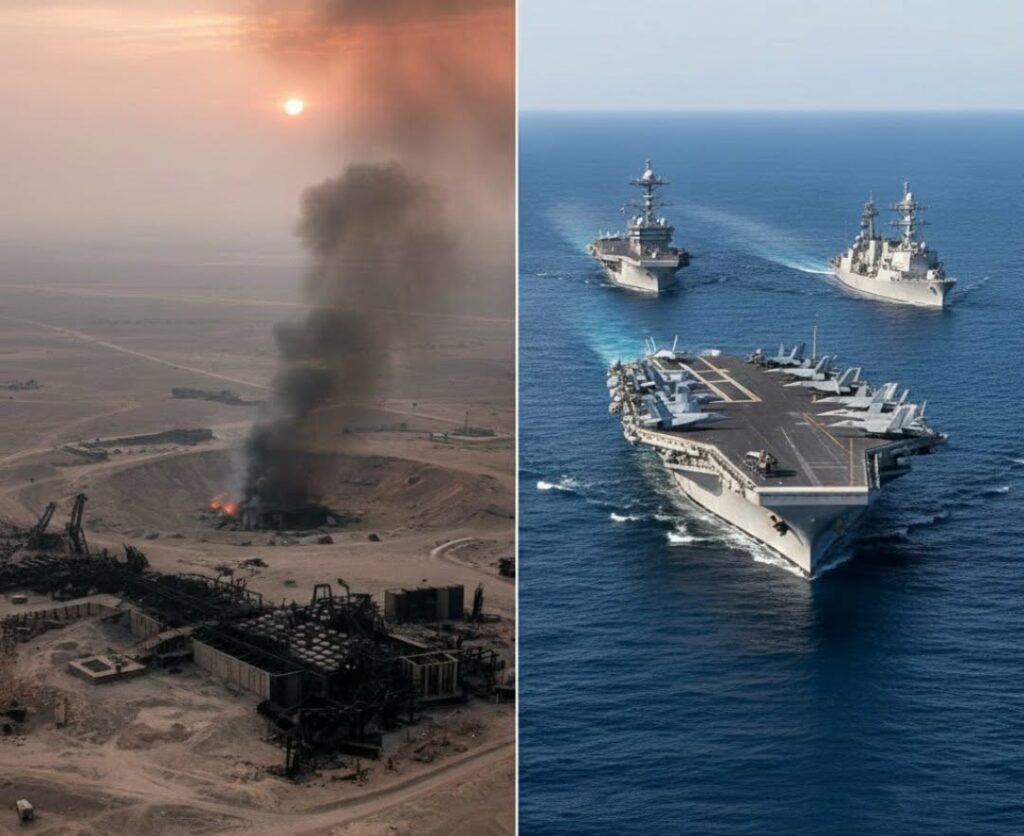പശ്ചിമേഷ്യ യുദ്ധമുനമ്പിൽ: ഇറാന്റെ രഹസ്യ ആണവ കേന്ദ്രത്തിൽ സ്‌ഫോടനം; വൻ സന്നാഹവുമായി യുഎസ് നാവികസേന.