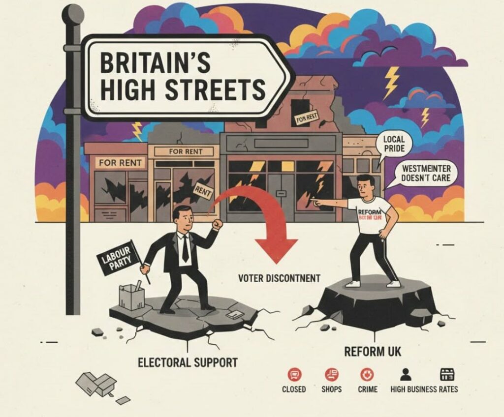 അടച്ചുപൂട്ടിയ കടകൾ, വിജനമായ തെരുവുകൾ; ബ്രിട്ടന്റെ അമർഷം ലേബർ പാർട്ടിക്ക് അന്ത്യശാസനമാകുമോ?