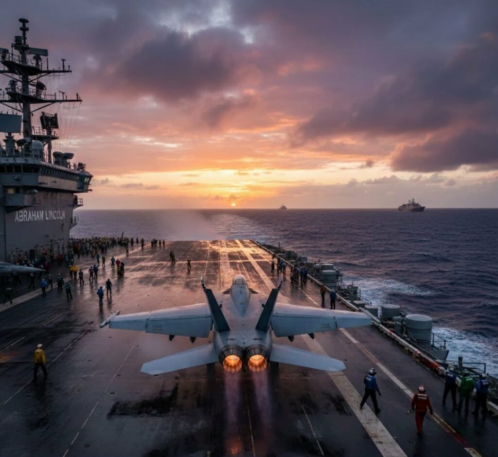 മിഡിൽ ഈസ്റ്റിൽ വീണ്ടും യുദ്ധഭീതി: ഇറാനെതിരെ ‘ഭീമാകാരമായ നാവികപ്പട’യുമായി അമേരിക്ക.