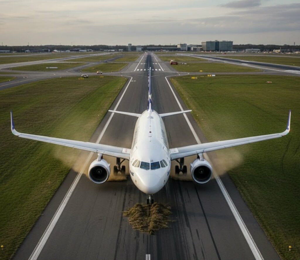 റൺവേ മാറി ടാക്സി വേയിലൂടെ ടേക്ക് ഓഫ്; ബ്രസ്സൽസ് വിമാനത്താവളത്തിൽ 165 യാത്രക്കാർ രക്ഷപ്പെട്ടത് അത്ഭുതകരമായി.