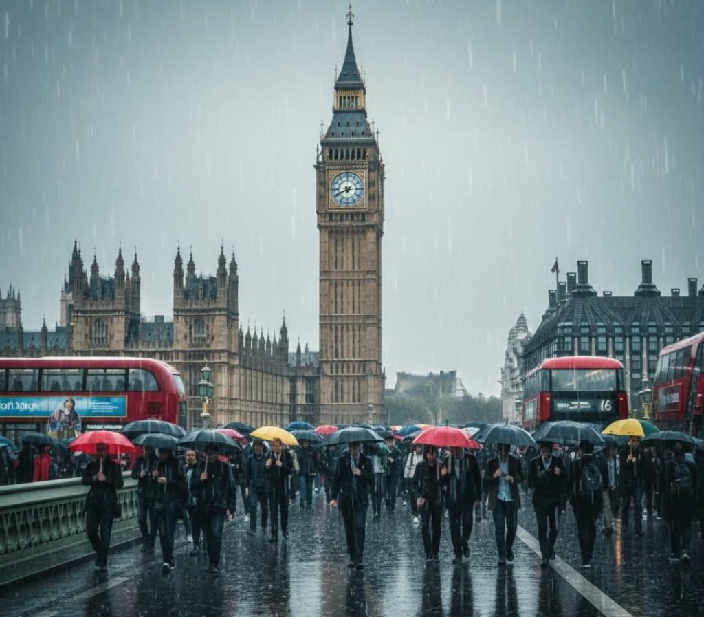 യുകെയിൽ പെരുമഴക്കാലം: 36 ദിവസം പിന്നിട്ടും തോരാതെ മഴ.