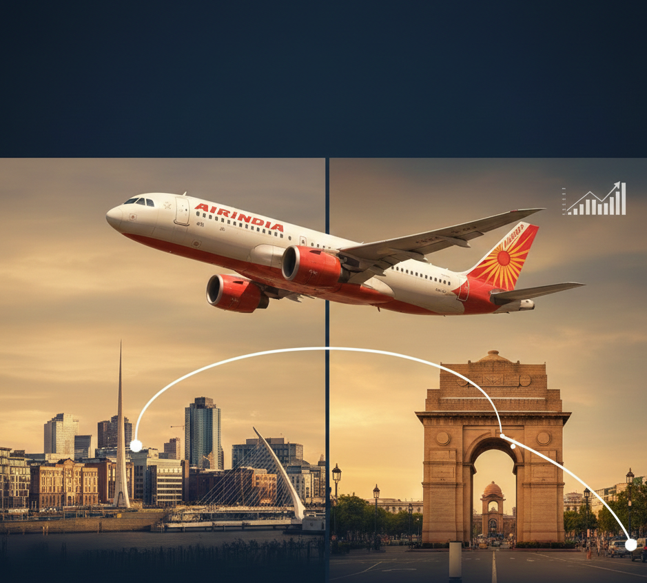 ഇന്ത്യ-അയർലണ്ട് നേരിട്ടുള്ള വിമാന സർവീസ് ഉടൻ? മന്ത്രി ജാക്ക് ചേംബേഴ്‌സ് എയർ ഇന്ത്യയുമായി ചർച്ച നടത്തി.”