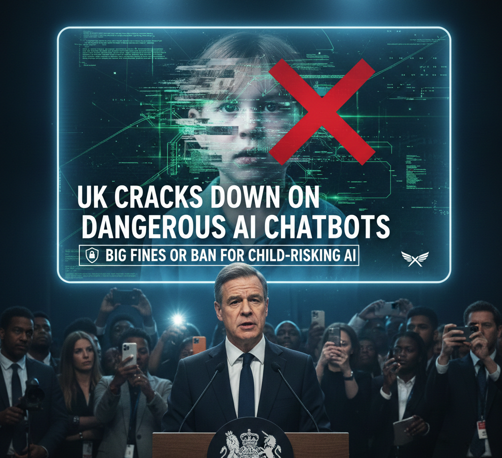 കുട്ടികൾക്ക് ഭീഷണിയായാൽ പണി കിട്ടും! AI ചാറ്റ്ബോട്ടുകൾക്ക് യു കെയിൽ കനത്ത വിലക്ക്; വൻ തുക പിഴ.