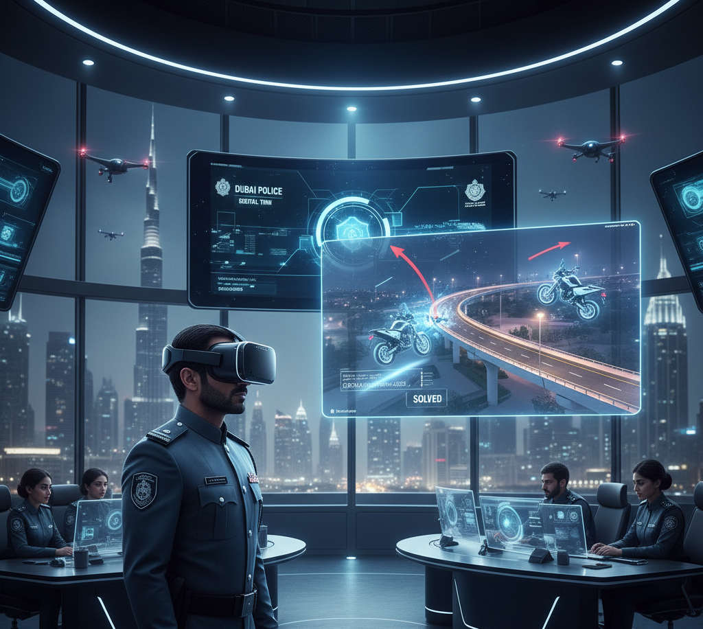 കുറ്റവാളികൾക്ക് ഇനി രക്ഷയില്ല! ആത്മഹത്യയെന്ന് കരുതിയ കേസ് ‘ഡിജിറ്റൽ ട്വിന്നിലൂടെ’ തെളിയിച്ച് ദുബായ് പോലീസ്.