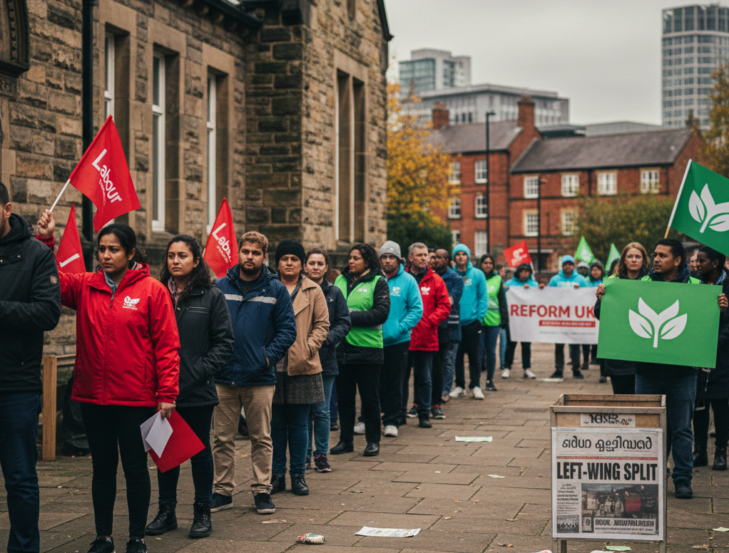ഗോർട്ടണിൽ റിഫോം യുകെ ജയിച്ചാൽ ഉത്തരവാദി ലേബർ പാർട്ടി; വോട്ടുകൾ ഭിന്നിപ്പിക്കുന്നുവെന്ന് ഗ്രീൻ പാർട്ടി; സ്റ്റാർമറുടെ രാഷ്ട്രീയ തന്ത്രം പാളുന്നു.