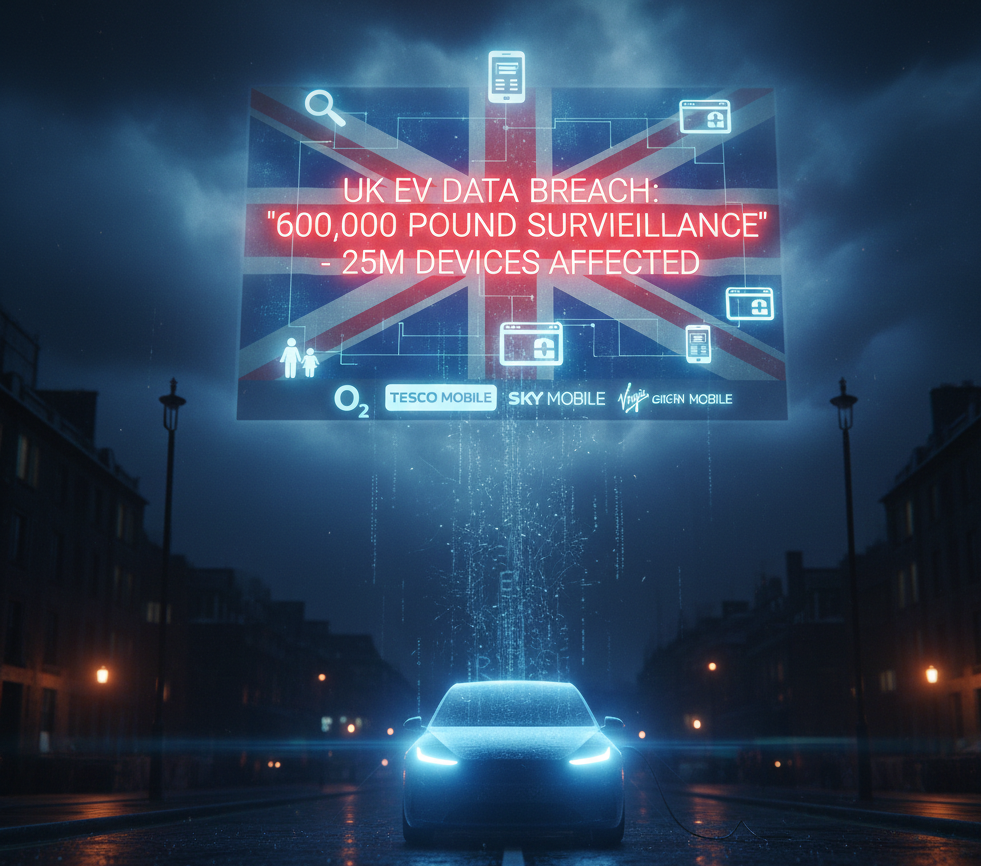 യുകെയിൽ ഇവി (EV) ഡ്രൈവർമാരുടെ വിവരങ്ങൾ സർക്കാർ രഹസ്യമായി ചോർത്തി; ചാരപ്രവർത്തനം പഠനത്തിന്റെ മറവിൽ.