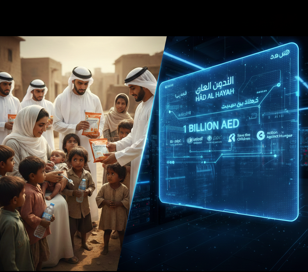 പട്ടിണിക്കെതിരെ യുഎഇയുടെ പോരാട്ടം: 2,200 കോടി രൂപയുടെ ആഗോള സഹായ പദ്ധതി പ്രഖ്യാപിച്ചു; ലക്ഷ്യം കുരുന്നുകളുടെ അതിജീവനം.