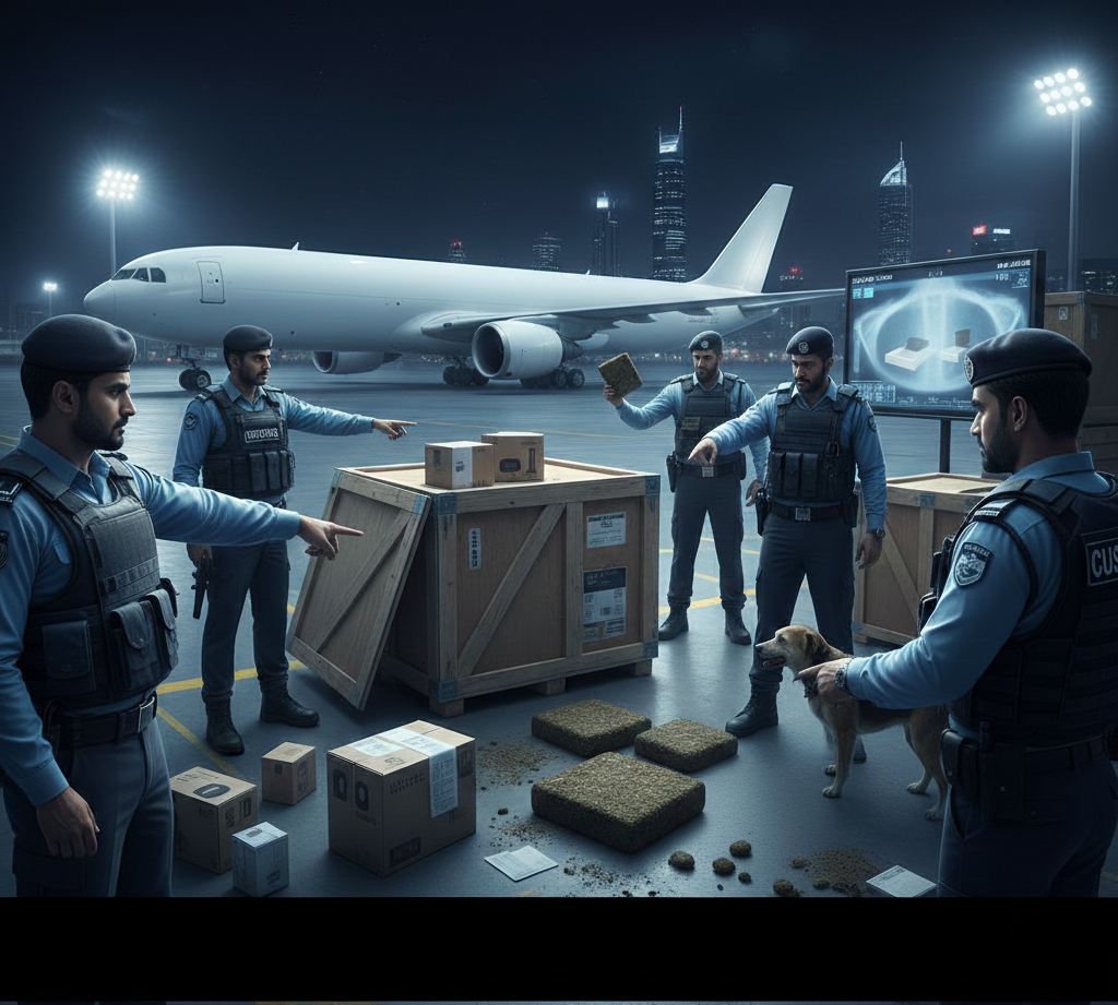യുകെയിൽ നിന്നെത്തിയ വിമാനത്തിൽ ‘ലഹരിപ്പൊതി’; കുവൈത്ത് കസ്റ്റംസിന്റെ വൻ വേട്ട.