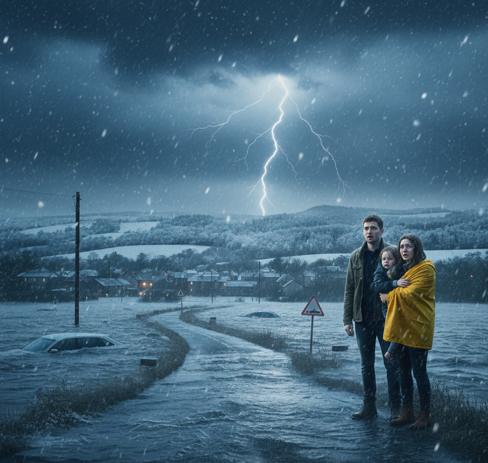 യുകെ പ്രളയഭീതിയിൽ; 73 ഇടങ്ങളിൽ റെഡ് അലർട്ട്! മഴയ്ക്കും മഞ്ഞിനുമൊപ്പം ഇടിമിന്നലും ആലിപ്പഴ വർഷവും.