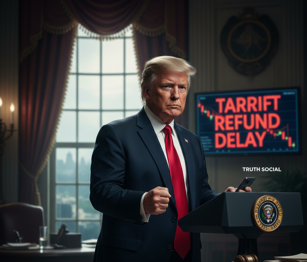 സുപ്രീം കോടതി റദ്ദാക്കിയ താരിഫുകൾ: റീഫണ്ട് നടപടികൾക്ക് സമയമെടുക്കുമെന്ന് ട്രംപ് ഭരണകൂടം.