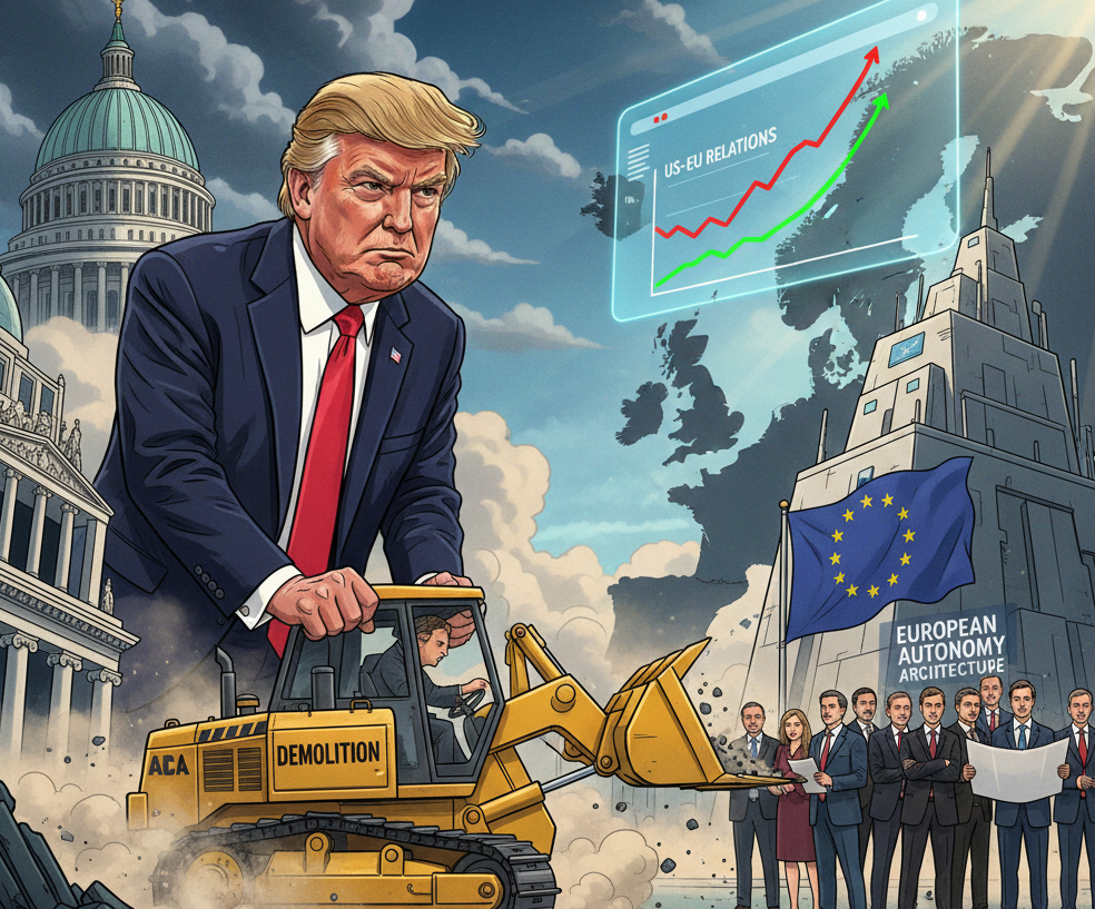 അമേരിക്കൻ നിഴലിൽ നിന്ന് യൂറോപ്പ് പുറത്തേക്ക്; ട്രംപിന്റെ ‘തകർക്കൽ’ രാഷ്ട്രീയത്തിനെതിരെ പടയൊരുക്കം.