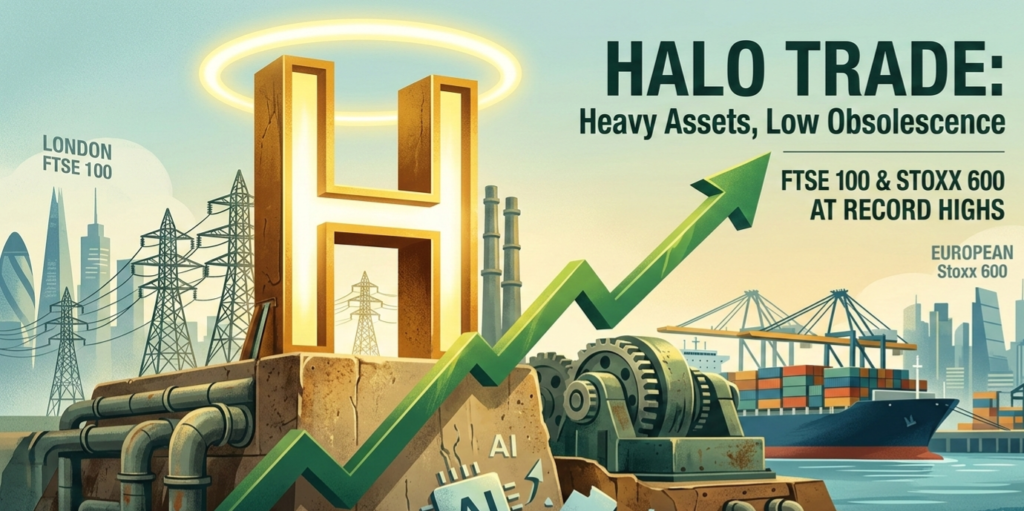 AI യുഗത്തിലും തളരാത്ത ‘Halo’ ട്രേഡ്: നിക്ഷേപകർ ഇനി ആസ്തിയുള്ള കമ്പനികൾക്ക് പിന്നാലെ.