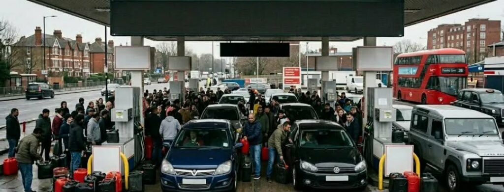 ബ്രിട്ടനിൽ ഇന്ധന പ്രതിസന്ധി ഭീതി: പമ്പുകളിൽ നീണ്ട ക്യൂ; പലിശനിരക്ക് കുറയുമെന്ന പ്രതീക്ഷകൾക്ക് തിരിച്ചടി.