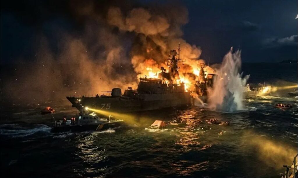 ശ്രീലങ്കൻ തീരത്ത് ഇറാനിയൻ യുദ്ധക്കപ്പൽ അമേരിക്ക തകർത്തു: 80 മരണം