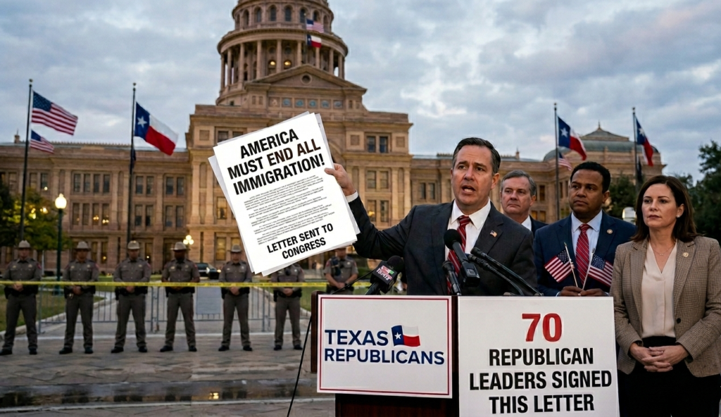 അമേരിക്കയിൽ കുടിയേറ്റം നിരോധിക്കണം! ടെക്സസ് വെടിവെപ്പിന് പിന്നാലെ എച്ച്1ബി വിസകൾക്കും പൂട്ടിടാൻ റിപ്പബ്ലിക്കന്മാർ; കോൺഗ്രസിന് കത്തയച്ചു.