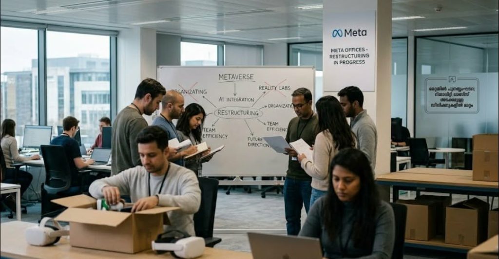മെറ്റയിൽ വീണ്ടും കൂട്ടപ്പിരിച്ചുവിടൽ; റിയാലിറ്റി ലാബ്‌സ് ഉൾപ്പെടെയുള്ള ഡിവിഷനുകളിൽ തൊഴിൽ നഷ്ടം.