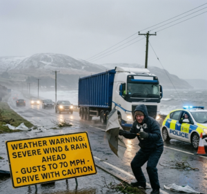 യുകെയിൽ ശക്തമായ കാറ്റും മഞ്ഞുവീഴ്ചയും; ഗതാഗത തടസ്സത്തിന് സാധ്യതയെന്ന് മെറ്റ് ഓഫീസ് മുന്നറിയിപ്പ്.