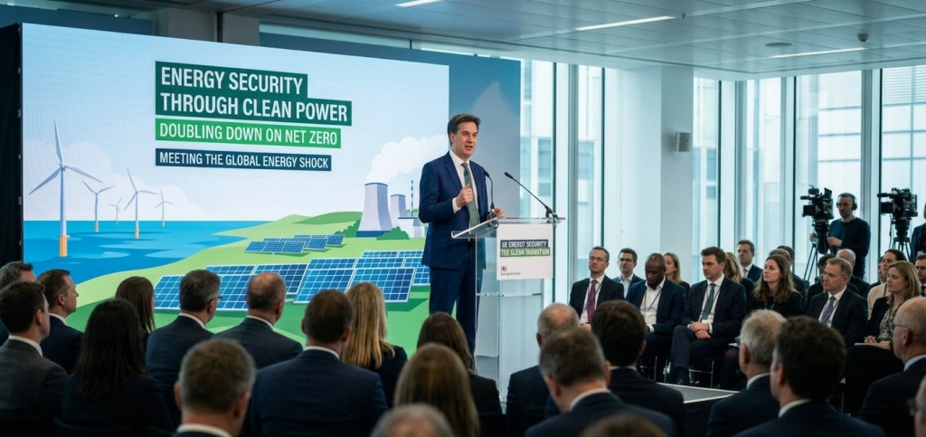 ഊർജ്ജ പ്രതിസന്ധി മറികടക്കാൻ ബ്രിട്ടൻ; ഹരിത ഊർജ്ജത്തിലേക്ക് ചുവടുമാറ്റാൻ എഡ് മിലിബാൻഡ്.