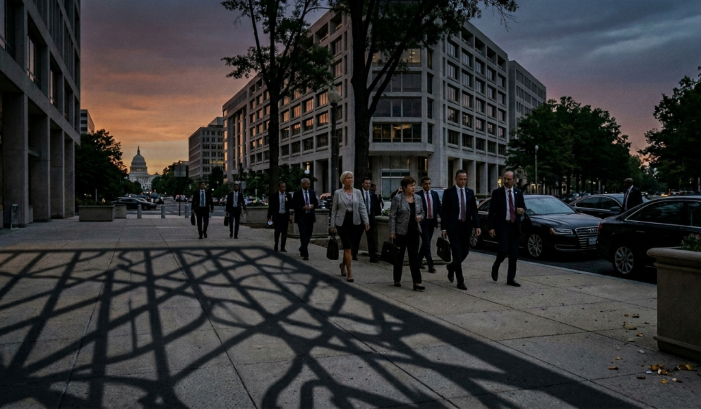 ലോകം സാമ്പത്തിക മാന്ദ്യത്തിന്റെ നിഴലിൽ; ഐ.എം.എഫ് ഉച്ചകോടിയിൽ ഇറാൻ യുദ്ധം ഉയർത്തുന്ന കടുത്ത ആശങ്കകൾ.