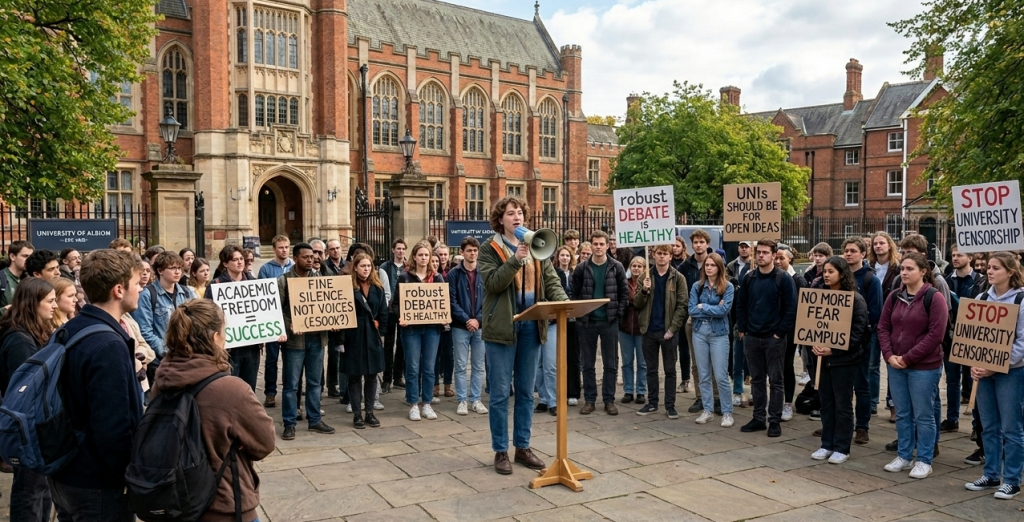 അഭിപ്രായസ്വാതന്ത്ര്യം തടഞ്ഞാൽ പണി കിട്ടും; ഇംഗ്ലണ്ടിലെ സർവ്വകലാശാലകൾക്ക് 5 ലക്ഷം പൗണ്ട് വരെ പിഴ.